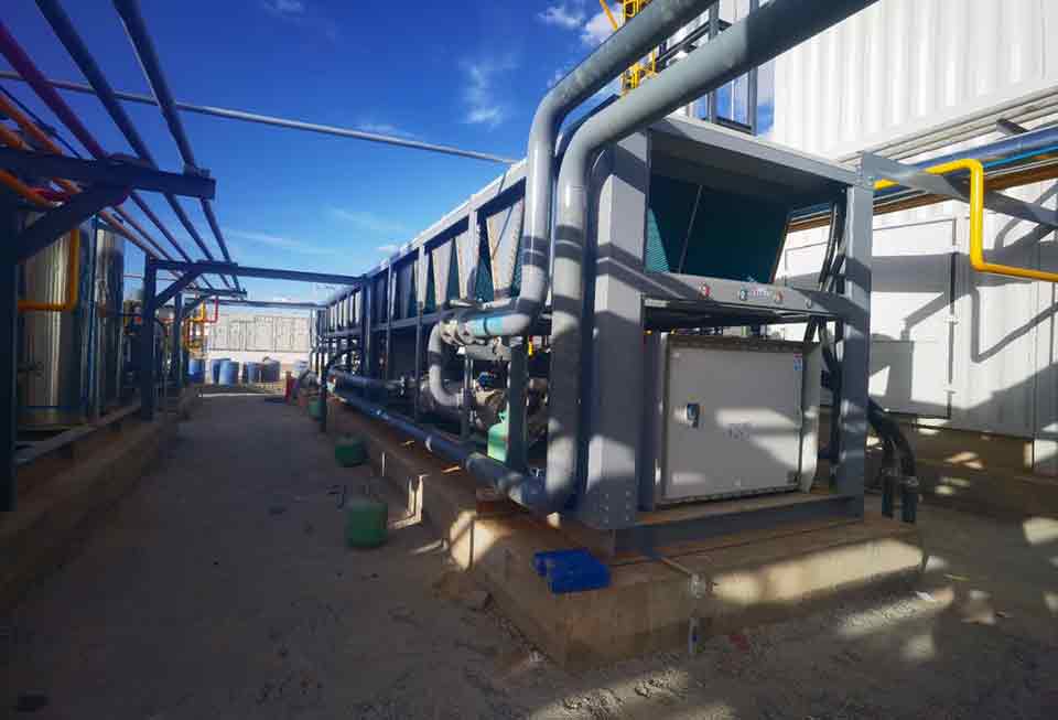 燃氣用風冷螺桿式制冷機組